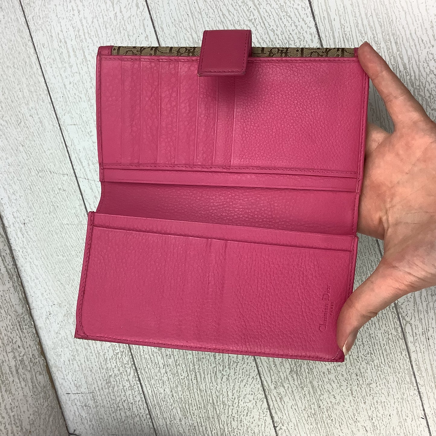Wallet Luxury Designer By Dior, Size: Medium