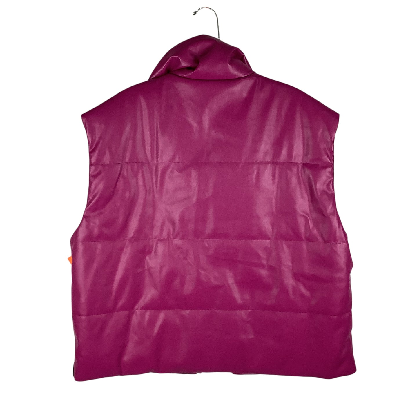 Vest Puffer & Quilted By Entro In Pink, Size: L