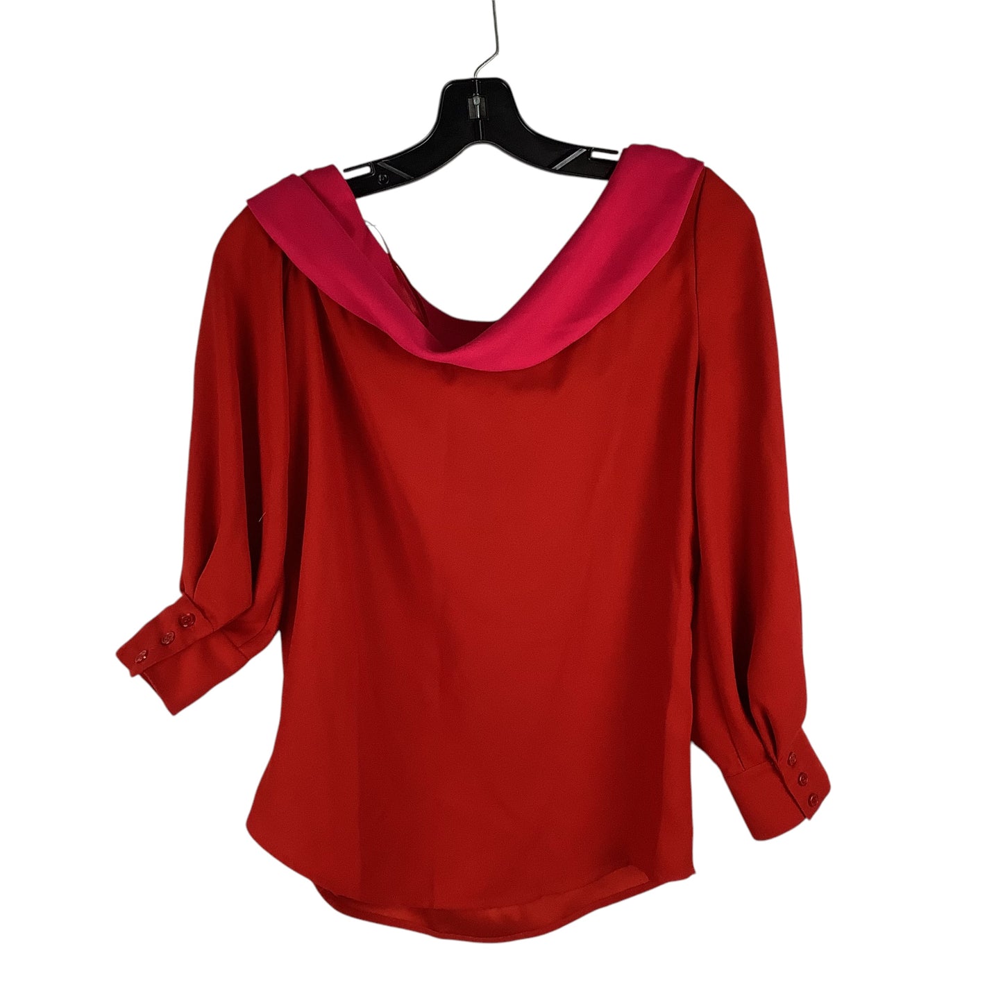 Top Long Sleeve By Tuckernuck In Red, Size: S