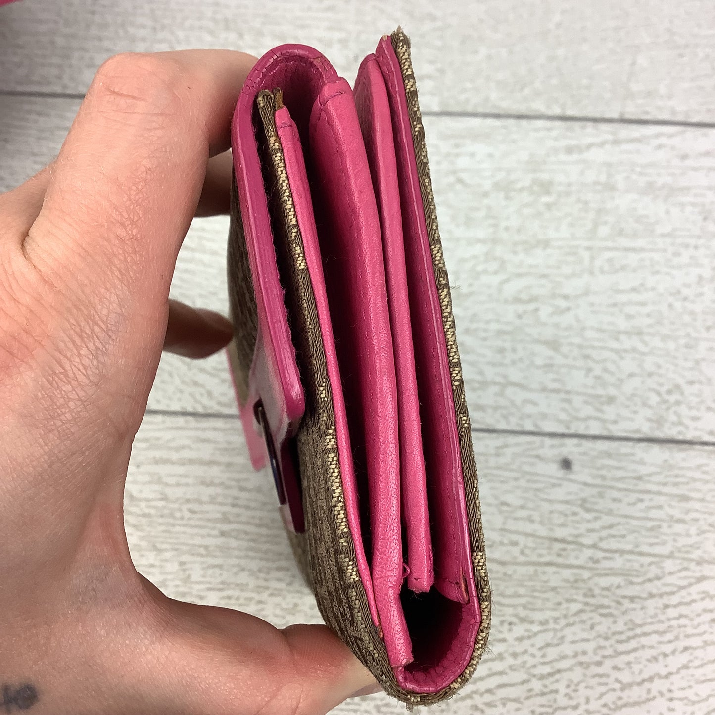 Wallet Luxury Designer By Dior, Size: Medium