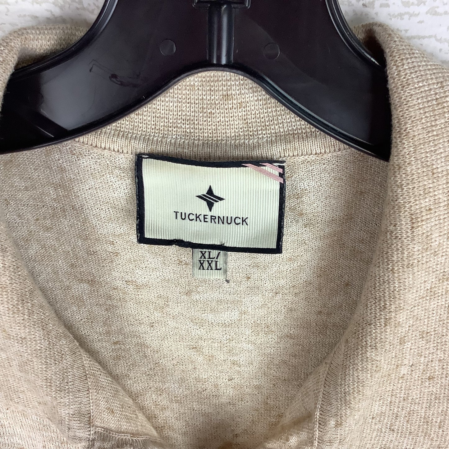 Top Long Sleeve By Tuckernuck In Beige, Size: Xl/XXL
