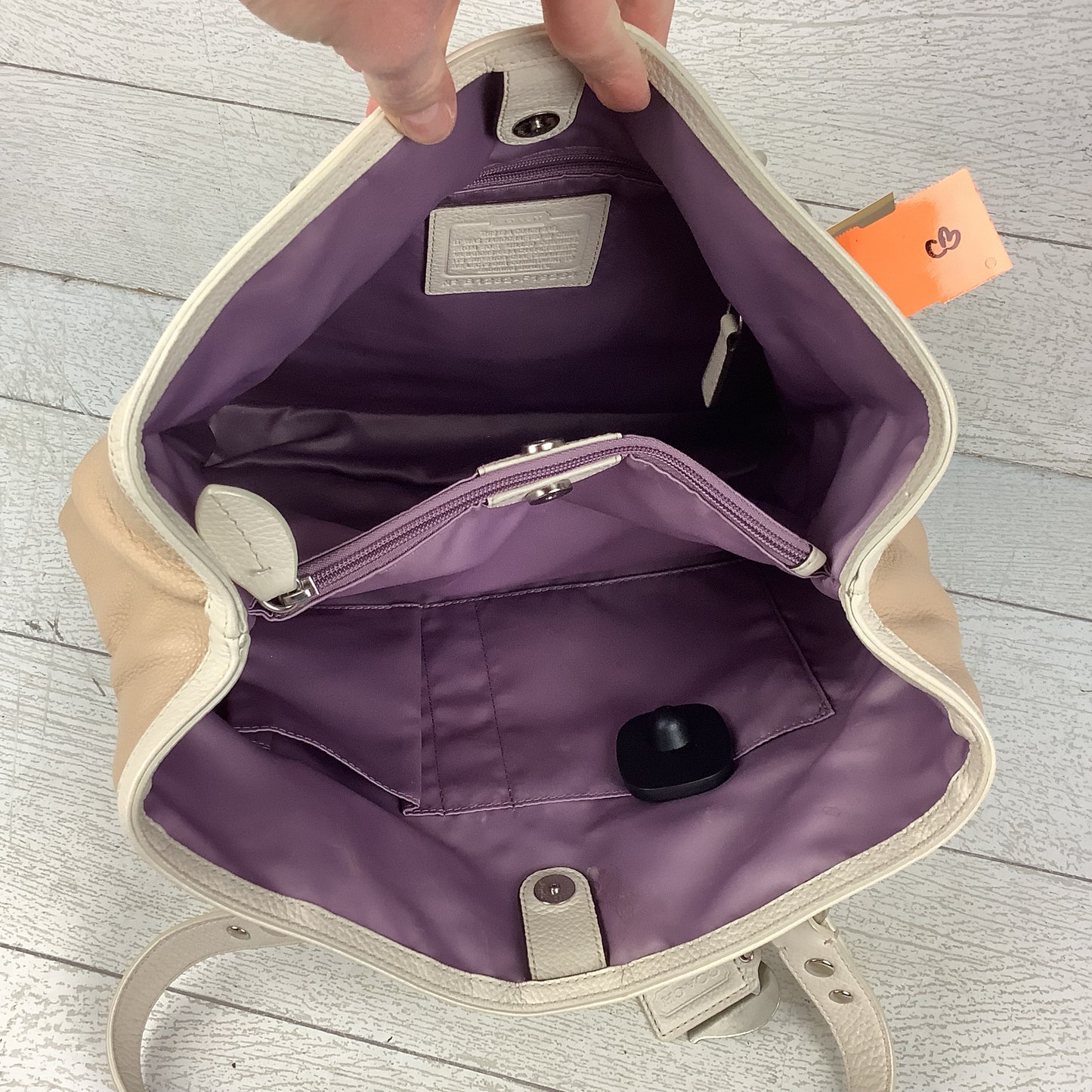 Handbag Designer By Coach, Size: Medium