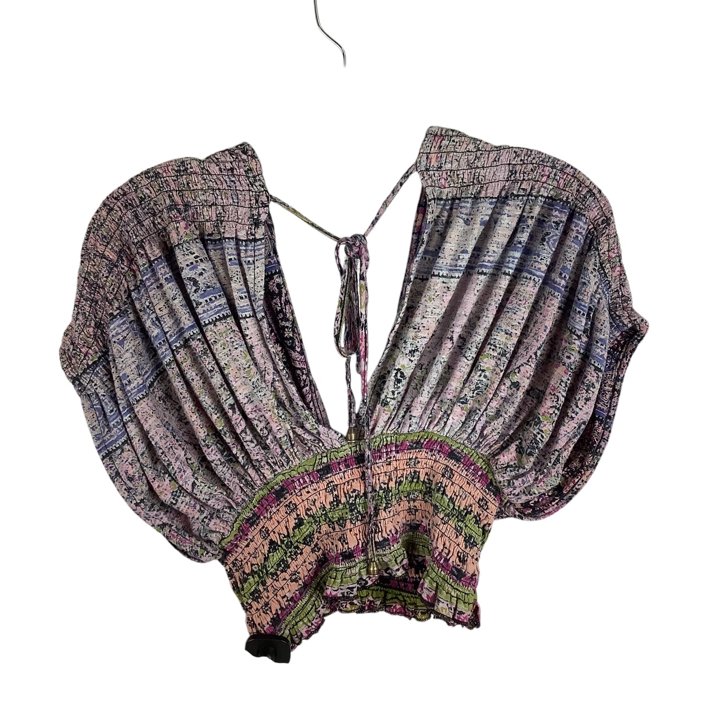 Top Short Sleeve By Free People In Multi-colored, Size: S