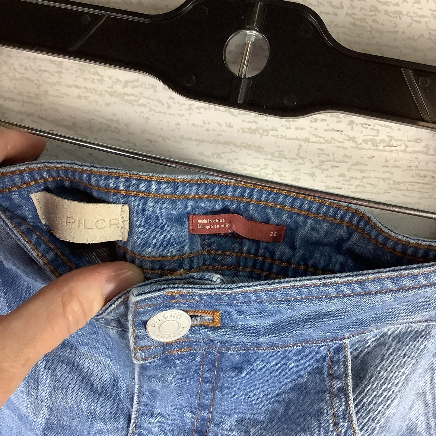 Shorts By Pilcro In Blue Denim, Size: 6 (28)