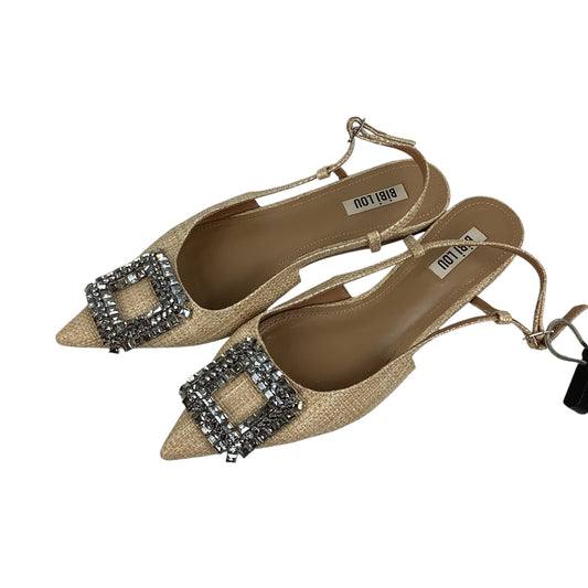 Shoes Flats By Clothes Mentor In Brown, Size: 8.5 (39)