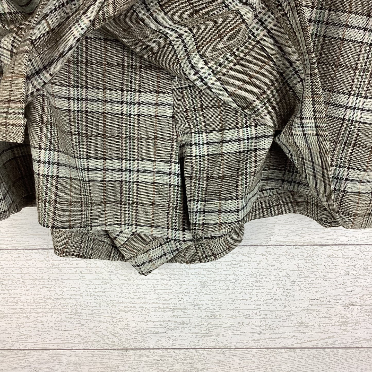 Skort By Express In Plaid Pattern, Size: 12