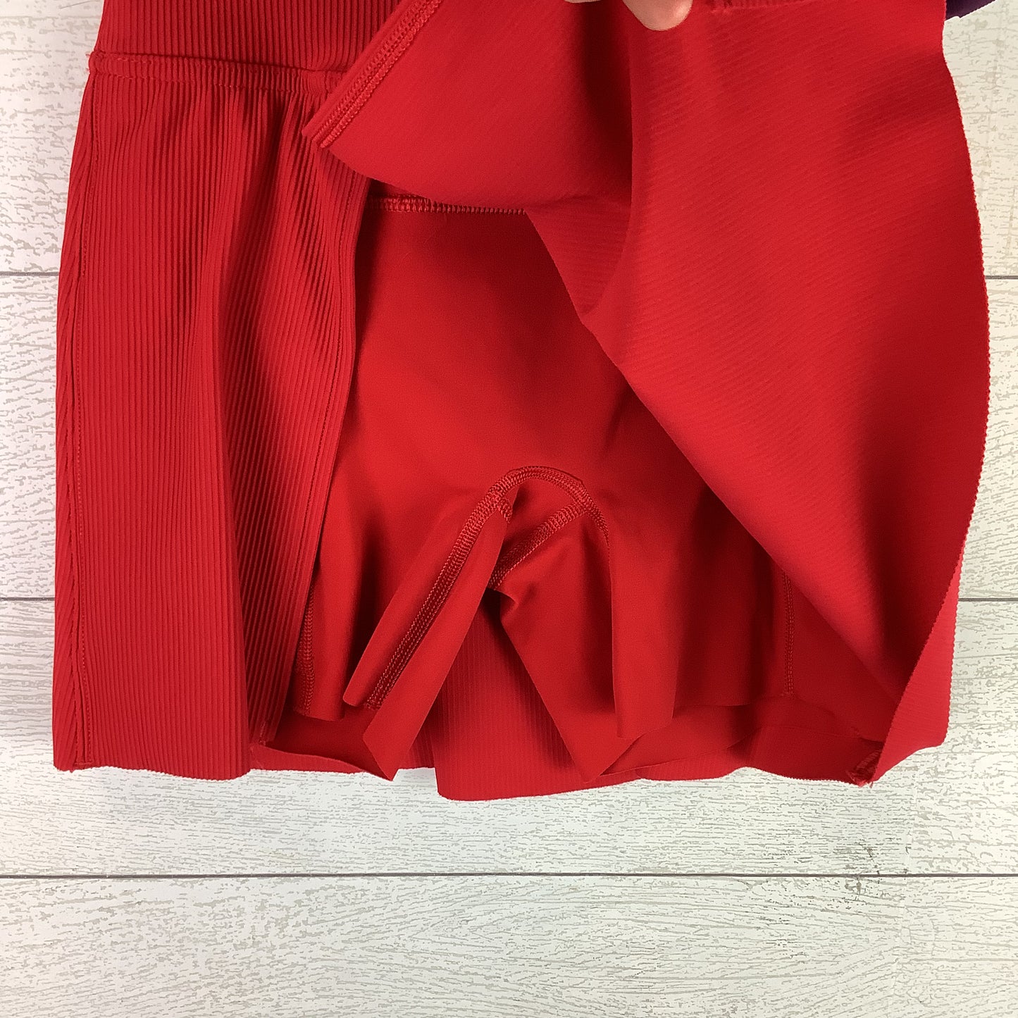 Athletic Skort By Spanx In Red, Size: Xs