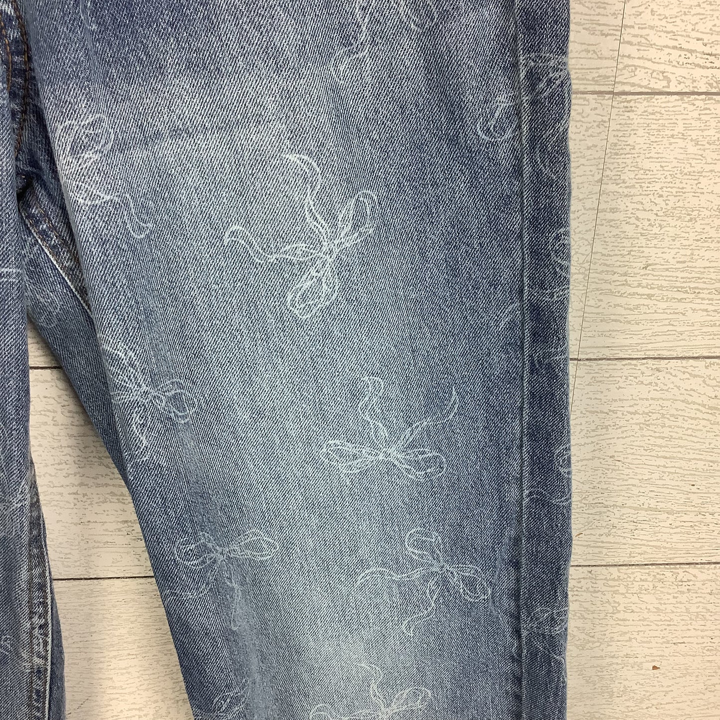 Jeans Straight By Wild Fable In Blue Denim, Size: 8