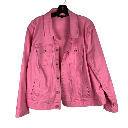 Jacket Denim By Talbots  Size: 3x