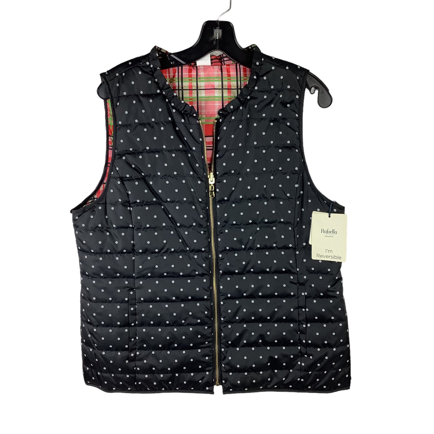 Vest Puffer & Quilted By Rafaella  Size: L